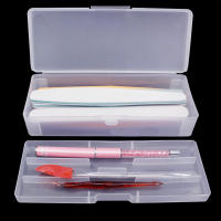 Organizador De Arte De Uñas Rectangular Doble Capa Para Almacenamiento De Herramientas Y Productos De Manicura Caja De Plástico Para Pinzas Cortauñas Cuchillas Y Pinceles - details 0