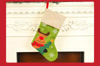 Gruesas Medias De Navidad Coloridas Con Bordado De Santa Claus Bolsas De Regalo De Navidad Decoraciones Colgantes - details 11