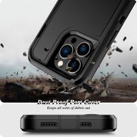Funda Protectora Para iPhone 15 pro Max 15 pro 15 Con Soporte De Pie Resistente a Golpes Y Arañazos Cubierta Rugged - details 4