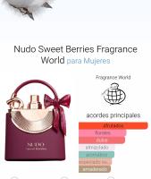Nudo  Sweet Berries de Fragrance World Eau De Parfum 100ml fragancia floral frutal - details 0