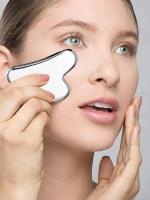 Black Obsidian Gua Sha Facial Herramienta De Cuidado De La Piel Massajeador De Piedra Mineral Natural Para Ojos Cabeza Y Cuerpo - details 6