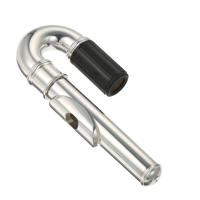 Juego De Cabeza De Flauta Enchufada De Níquel Accesorio Musical Para Repuesto Parte De La Cabeza De Flauta Curva - details 3