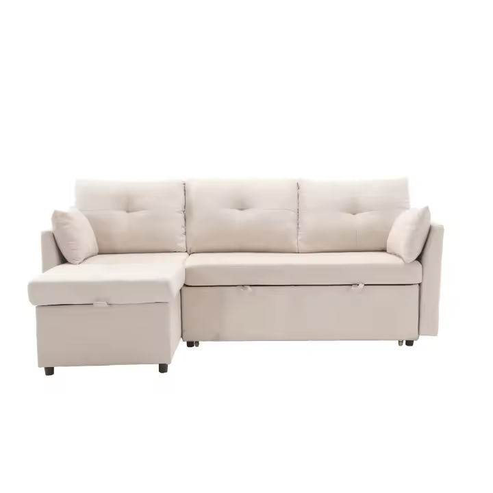 Sofá modular Combinado Sofá modular en L con sillón reclinable reversible Sofá modular Combinado con asiento contenedor - 1