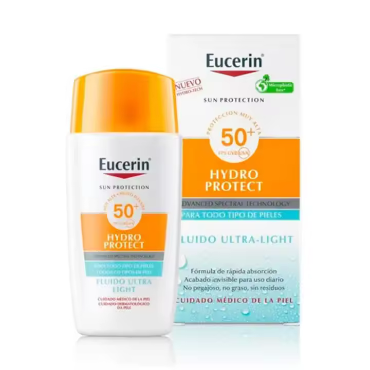 Eucerin Sun Hydroprotect Fluido Ultra Light Spf 50+ Tono Medio 50 ml - 1
