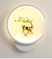 Lámpara De Pared Moderna Nórdica Para Decoración Creativa Y Personalizada Metal Luces De Lujo Para Dormitorio Sala De Estar Restaurante - details 2