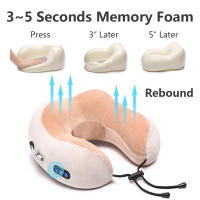 Masajeador De Cuello Recargable En Forma De U Almohada Multifuncional Portátil Para Hombros Masajeador De Cervical Relaxante Para Casa Coche Exterior - details 4