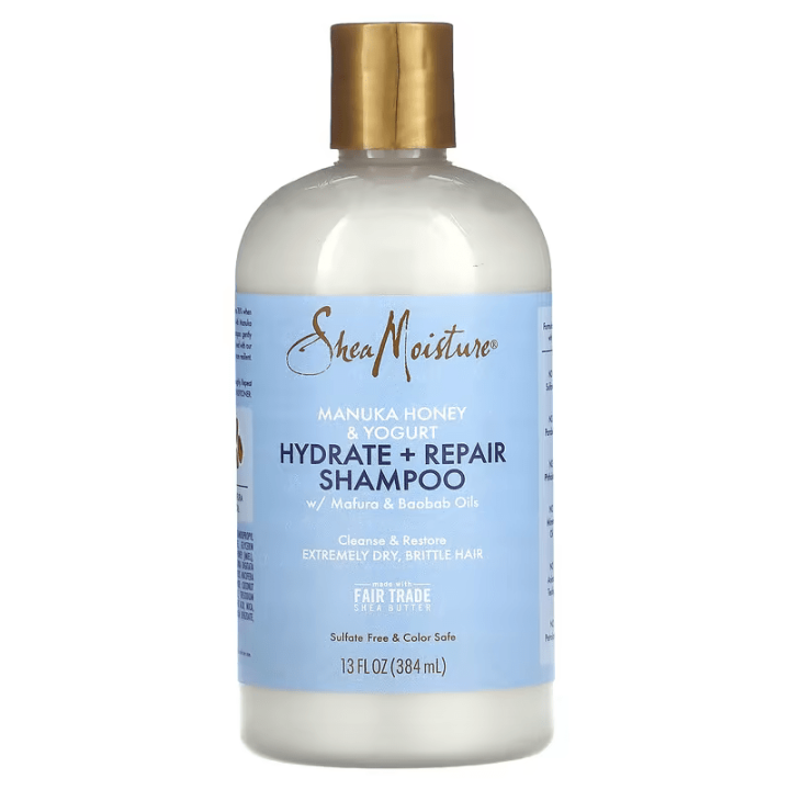 Shea Moisture Manuka Honey & Yogurt Hydrate + Repair Champú 384ml champú Shea Moisture   champú para el cabello rizado