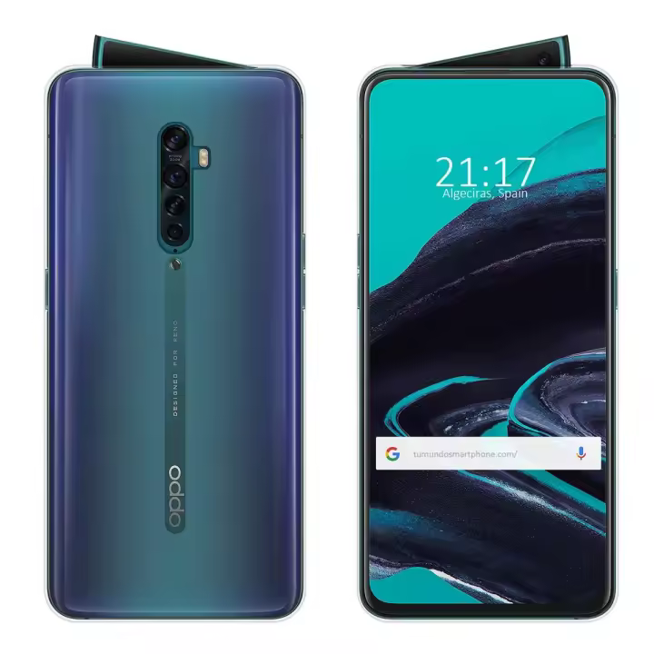 Tumundosmartphone Funda de Gel TPU Transparente Ultrafina de 0.5mm para Oppo Reno 2 - 1