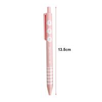 Set De 6 Bolígrafos De Punto De Presión Con Tinta Negra 0.5mm Bolígrafos Gel Para Estudiantes Suministros De Oficina Y Aprendizaje - details 1