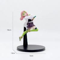 Figura De Anime Demon Slayer 19cm Nezuko Tanjirou Zenitsu Inosuke Kyoujurou Giyuu Qposket PVC Juguete De Combate Regalo Para Niños - details 4