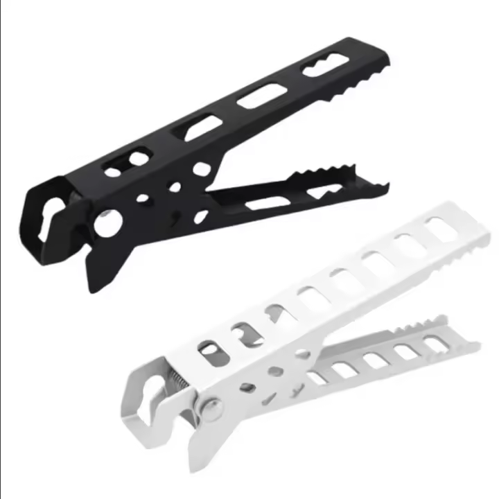 Pinza De Sujeción Para Olla De Aluminio Para Camping Y Picnic Herramientas Antideslizantes Para Cocina Hogareña Y Exteriores - 1