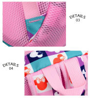 Mochila Infantil Disney Mickey Mouse Minnie Para Niños Y Niñas Rosa Pequeña Bolsa Escolar De Dibujos Animados Para Jardín De Infantes - details 10