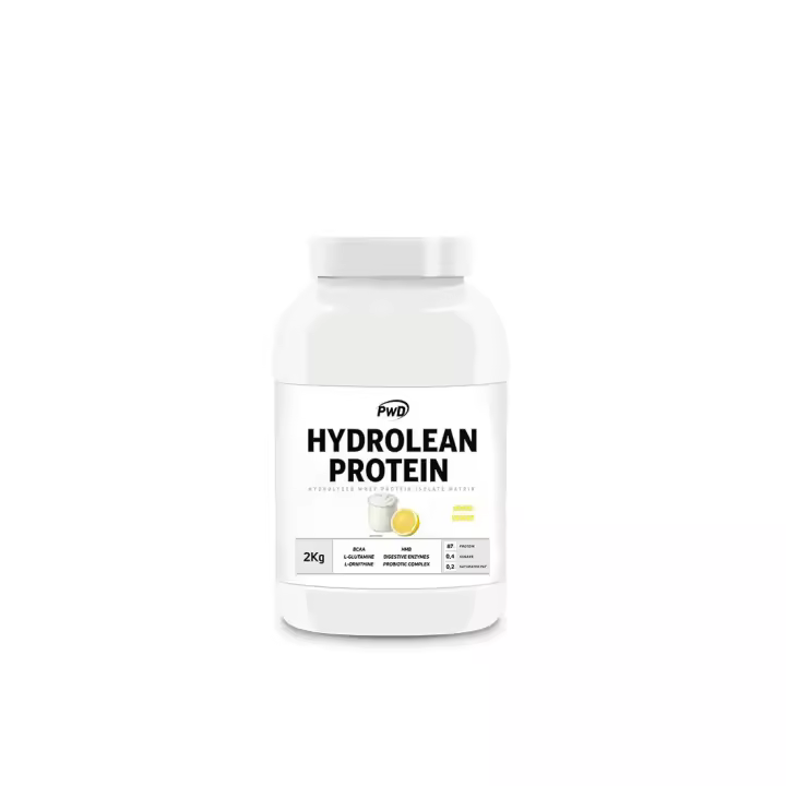 Proteína Hydrolean Lemon Yogurt | PWD Nutrition 1KG - 2KG Suplemento ideal para tus necesidades fitness en un delicioso sabor a Lemon Yogurt - 1