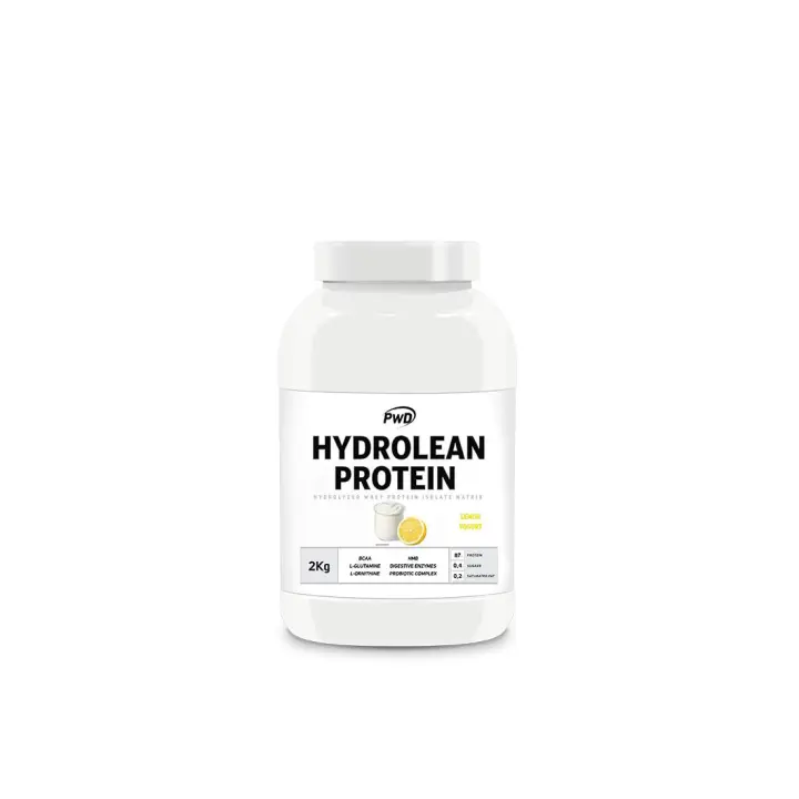 Proteína Hydrolean Lemon Yogurt | PWD Nutrition 1KG - 2KG Suplemento ideal para tus necesidades fitness en un delicioso sabor a Lemon Yogurt - 1