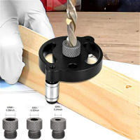 Juego De Locador De Agujeros Vertical Para Carpintería Herramienta De Guía De Taladro Self-Centering 3-10mm Locador De Agujeros - details 4