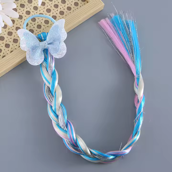 Diadema De Princesa Elsa Con Trenzas Pelucas De Cosplay Para Fiestas Boda Cumpleaños De Niñas Toddler Girls Party Wedding Birthday - 1