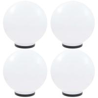 vidaXL Lámparas de Bola LED Esféricas PMMA (4 unidades) Iluminación Jardín Terraza Dimensiones 20 cm,  25 cm,  30 cm y mas - details 3