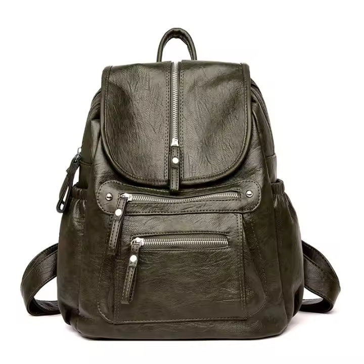 Mochila de de de de cuero alta calidad para para mujer, bolso bolso hombro femenino Vintage, viaje m - 1
