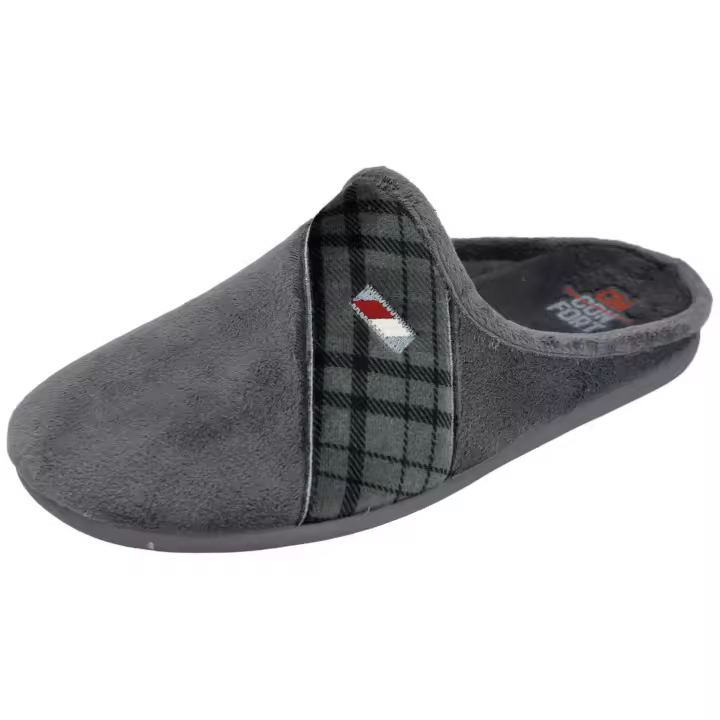 Zapatillas de Casa Calzamur 10368 para hombre en color gris - 1