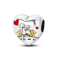 Colgante De Torre De Viaje Con Encanto De Gato Para Mujer Joyería Original De Pulsera Y Collar Plata Esmaltada 100% 2023 - details 167