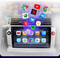 AWESAFE inalámbrico CarPlay Android Auto Radio para Citroen C4 C-triomphe c quatre 2004-2005 2006 2007 2008 2009 coche reproductor multimedia GPS 2 din autoradio volante controles RDS Bluetooth - details 9