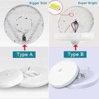Lámpara De Techo LED Moderna 220V Para Decoración De Habitaciones Y Cocinas Iluminación Interior 15W 20W 30W 50W Color Blanco Frío 6500K/Warm White 3000K - details 6