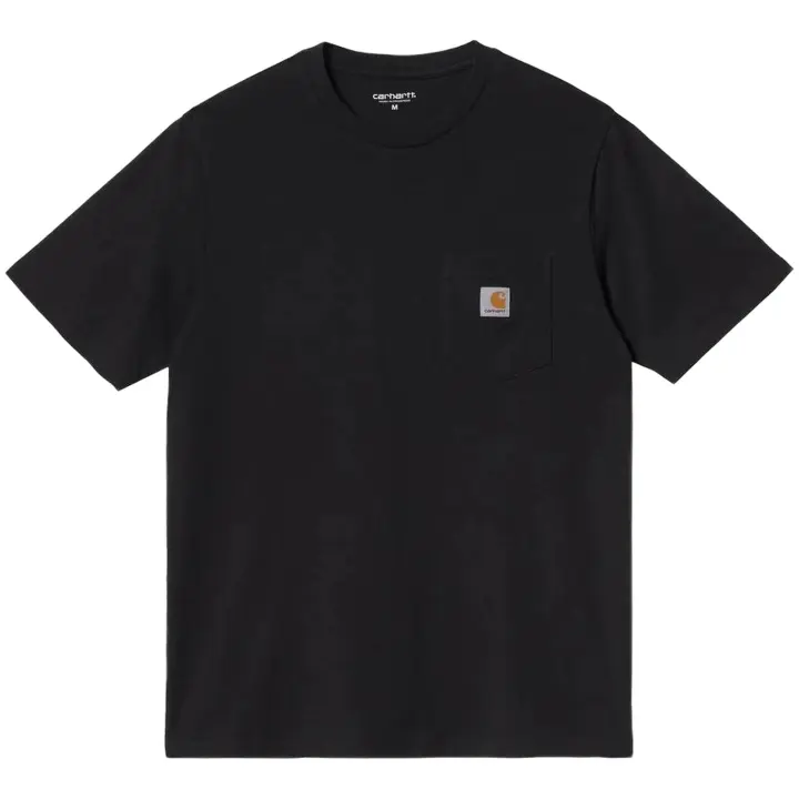 Camiseta de Manga Corta Carhartt WIP Pocket para hombre en color negro - 1