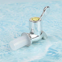 Grifo De Vino De Vidrio Plateado De 17mm Para Botella De Juego De Barro De Tanque De Agua 1PC Extensor De Grifo Para Baño - details 5