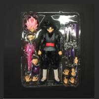 Figura De Acción Dragon Ball Anime Goku Negro Colección Modelo Decoración Juguetes Para Niños Regalo DC Shf Chosen Ones Fit - details 1