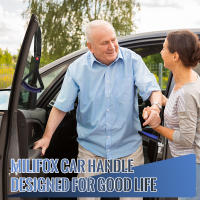 Manija De Coche Para Ancianos Asistente De Mano Multifuncional Manija De Puerta De Coche Cierre De Puerta Para Personas Mayores Y Discapacitadas Material ABS Plástico Y Aleación De Aluminio - details 1