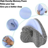 Almohada De Espuma De Memoria Para Piernas Forma De Corazón Hueco Adecuada Para Camas Y Sofás Cómoda Para Dormir De Lado Fácil De Lavarse a Mano - details 6