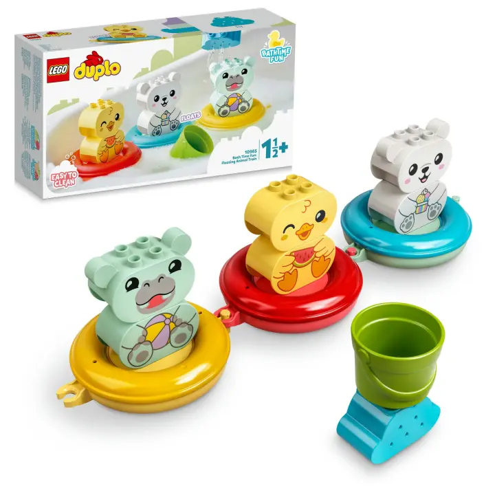 DIVERSIÓN EN EL BAÑO TREN DE ANIMALES - LEGO 10965 - 1