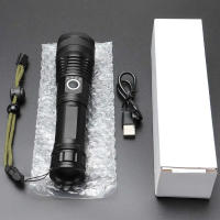 Linterna Táctica LED Potente Recargable USB Con 5 Modos Zoomable Para Camping Exterior Emergencia Batería 26650 Luz Nocturna Resistente Al Agua - details 0