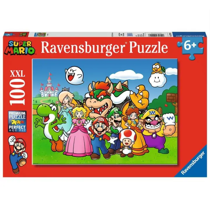 RAVENSBURGER PUZLE SUPER MARIO KIDS 100 PIEZAS XXL, 12992, TIENDA CON LICENCIA OFICIAL - 1