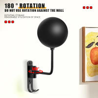 Soporte De Casco De Motocicleta Con Ganchos Montaje En Pared Rotación De 180° Metal Soporte Para Cascos De Bicicleta Y Chaquetas - details 3