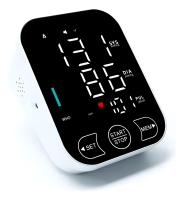 Tensiómetro de Brazo digital , medición precisa de la presión arterial y el pulso, validado clínicamente, Medidor Automático De Presión Arterial Para La Parte Superior Del Brazo, pantalla LCD grande, Con Voz , - details 0