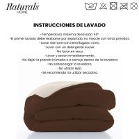 NATURALS - Edredón Nórdico 300 gr Liso Bicolor - Reversible - Microfibra Extrasuave - Acolchado Gran Confort, Antialérgico, Transpirable y Extrasuave - 9 colores disponibles - Cama 90/105cm - 135/150 cm - 180 cm - Fabricado en España - details 3