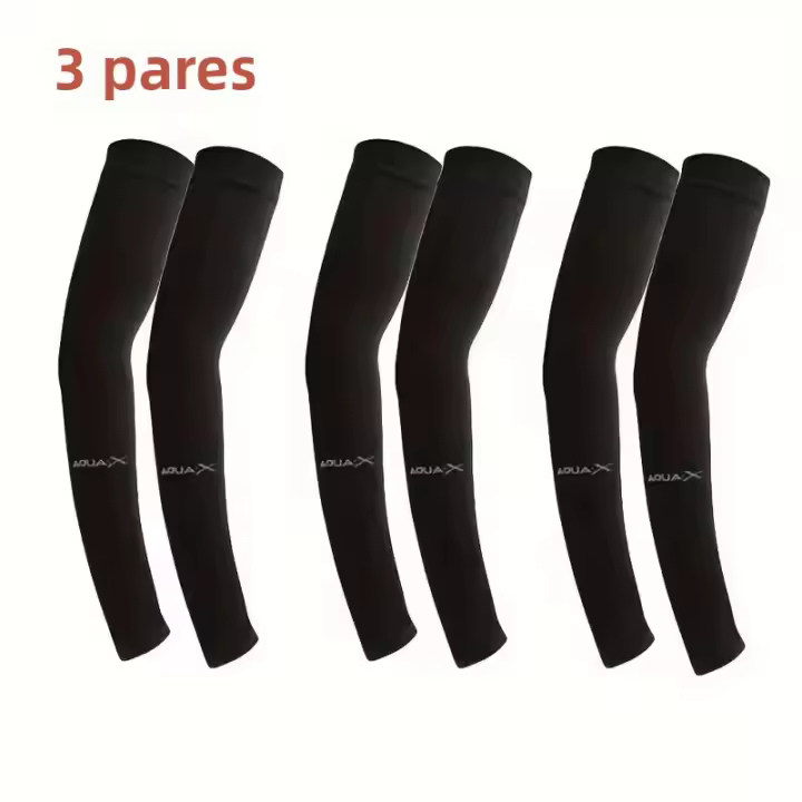 3Pares De Mangas De Protección Solar Transpirables Para Deportes Y Viajes Al Aire Libre Protección UV Equipamiento De Seguridad - 1