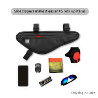 Bolsa De Marco Para Bicicleta SAHOO Impermeable Accesorios De Ciclismo Gran Capacidad Bolsa Triangular Frontal Para Tubo Inferior - details 3