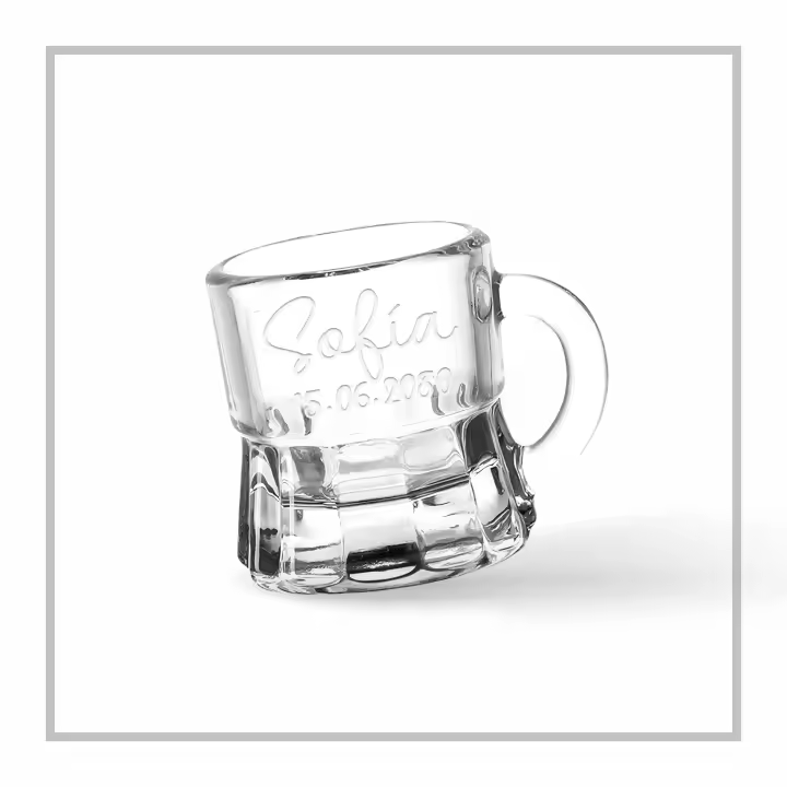 RegaloVip.es - CHUPITO de cristal. chupito personalizado, regalo hombre, regalo único, regalos personalizados, regalos para comuniones, bodas y bautizos, regalo de aniversario, originales y únicos. - 1