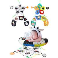 Almohada De Juguete Para El Pecho Del Bebé En Blanco Y Negro Con Espejo Y Alto Contraste Juguete Sensorial Montessori Para Bebés De 0 a 12 Meses Y Años - details 1