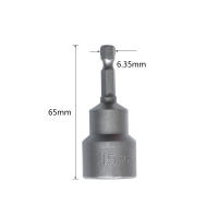 Juego De Llaves De Impacto Magnéticas 6mm-19mm Con Adaptador De Broca 1/4 Para Taladro Y Drivers De Impacto Material De Acero Crômio-válvulo - details 6