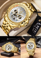 Reloj De Pulsera Mecánico LIGE Para Hombre Lujo Automático Tourbillon Multifuncional Luminoso Resistente Al Agua Con Fecha - details 14