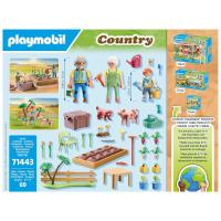 Huerto con abuelos Playmobil (71443) con figura de cerdo Country - details 1