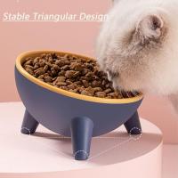 Cuencos para gatos inclinados y elevados, cuencos para comida y agua para gatos, cuencos elevados para gatitos, comedero para gatos con ángulo inclinado de 15° - details 2