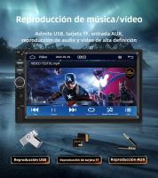 Radio De Coche HIPPBQCC 2Din 7 Pulgadas MP5 Multimedia Reproductor Bluetooth USB TF FM Con Espejo Link Y Cámara Trasera Universal - details 4