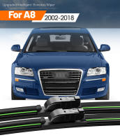 2pcs LimpiaParabrisas De Llanta Para Audi A8 D3 D4 4E 4H 2002-2018 Plegables Inteligentes De Goma Natural Accesorios De Ventana Del Coche - details 0