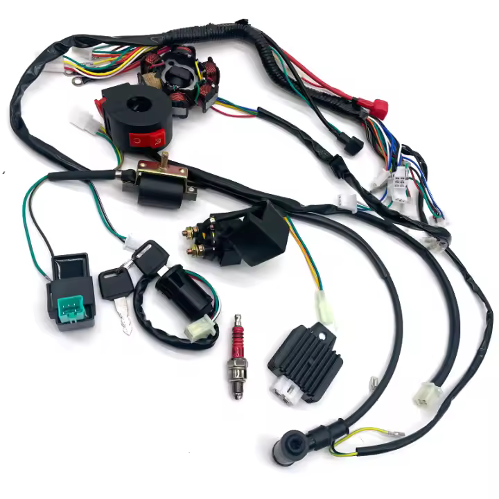 Ensamblaje Completo De Electrónica Para Motocicleta CDI Estator 6 Bobina Para ATV Quad Pit Bike Buggy Go Kart 50cc 70cc 110cc 125cc - 1