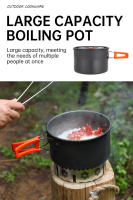 Juego De Cocina Para Camping Portátil Y Ligero Equipamiento De Picnic Al Aire Libre Con Olla Y Utensilios De Acero Inoxidable - details 7