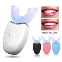Cepillo De Dientes Eléctrico Recargable Profesional Con Cerdas Suaves U Forma Para Blanqueamiento De Dientes Set Impermeable Con Cepillo Automático Para Todas Las Edades - details 5